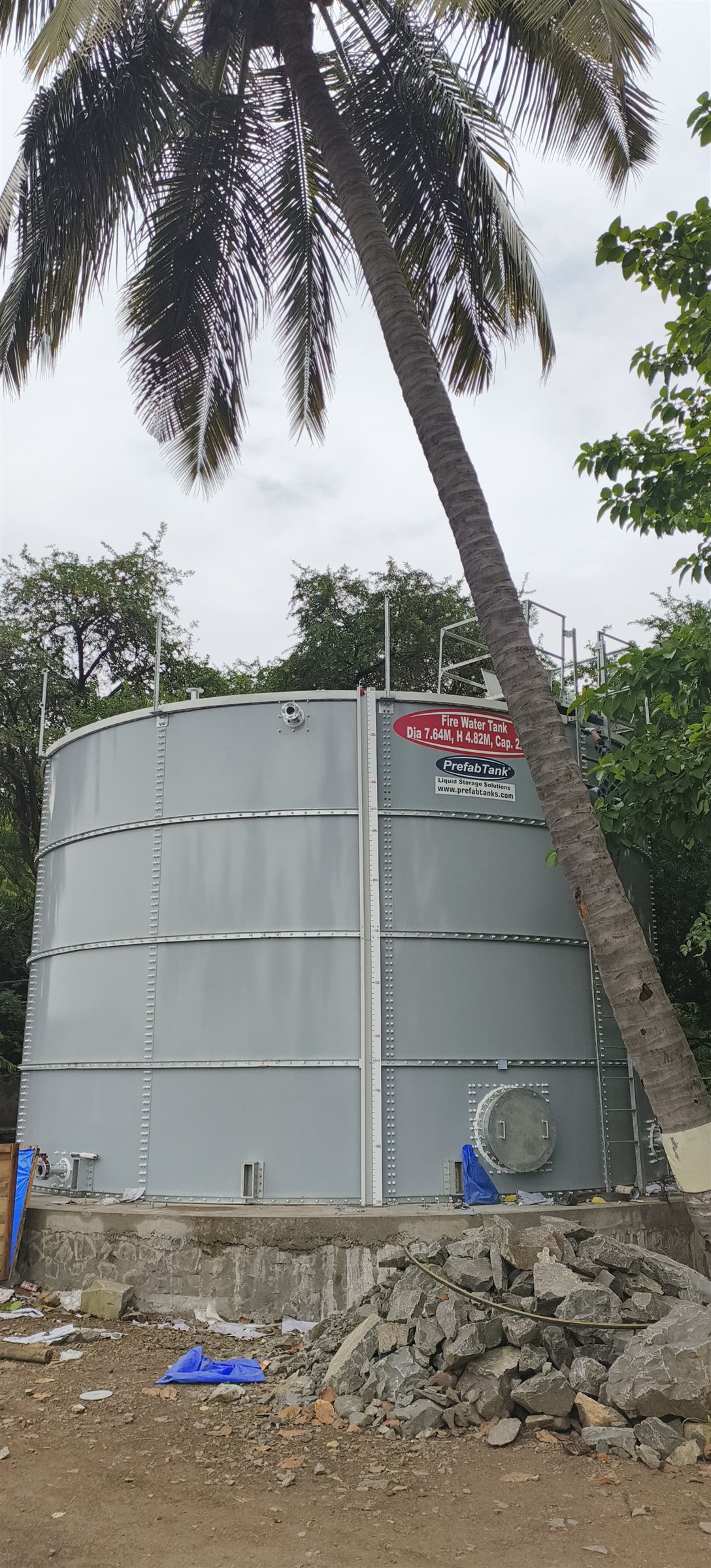 FM approved fire water tank view 12