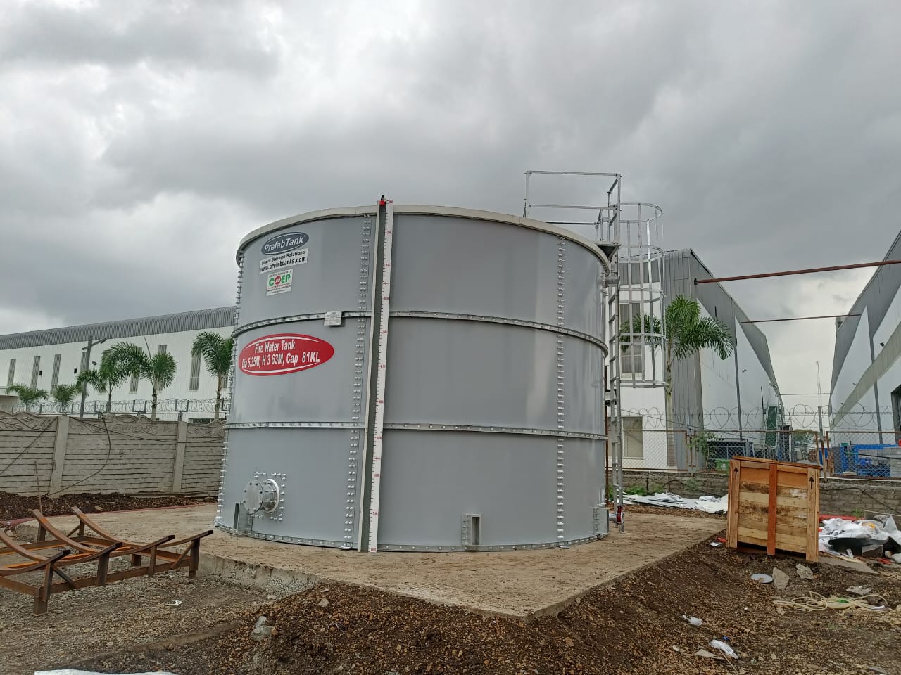 FM approved fire water tank view 17