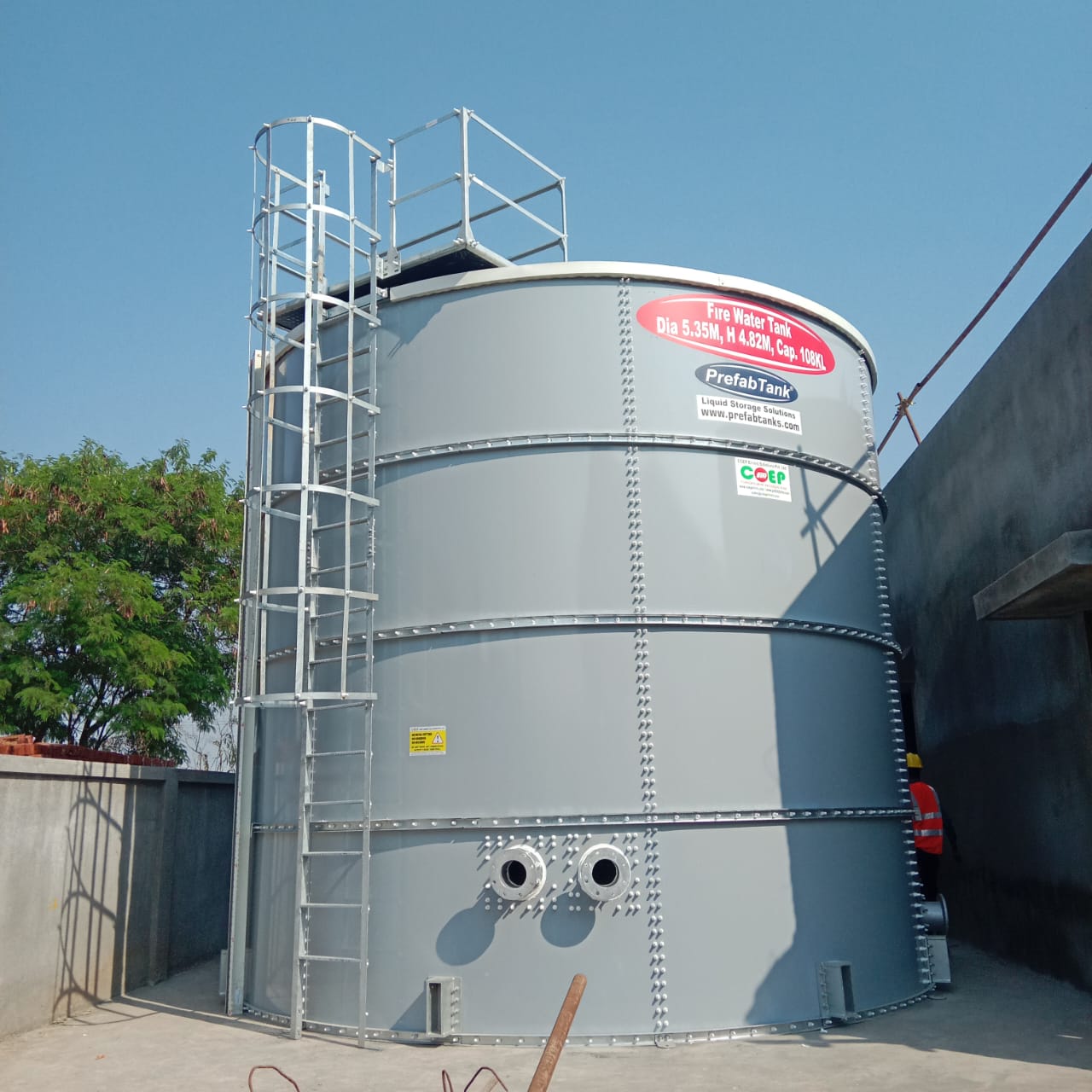 FM approved fire water tank view 20