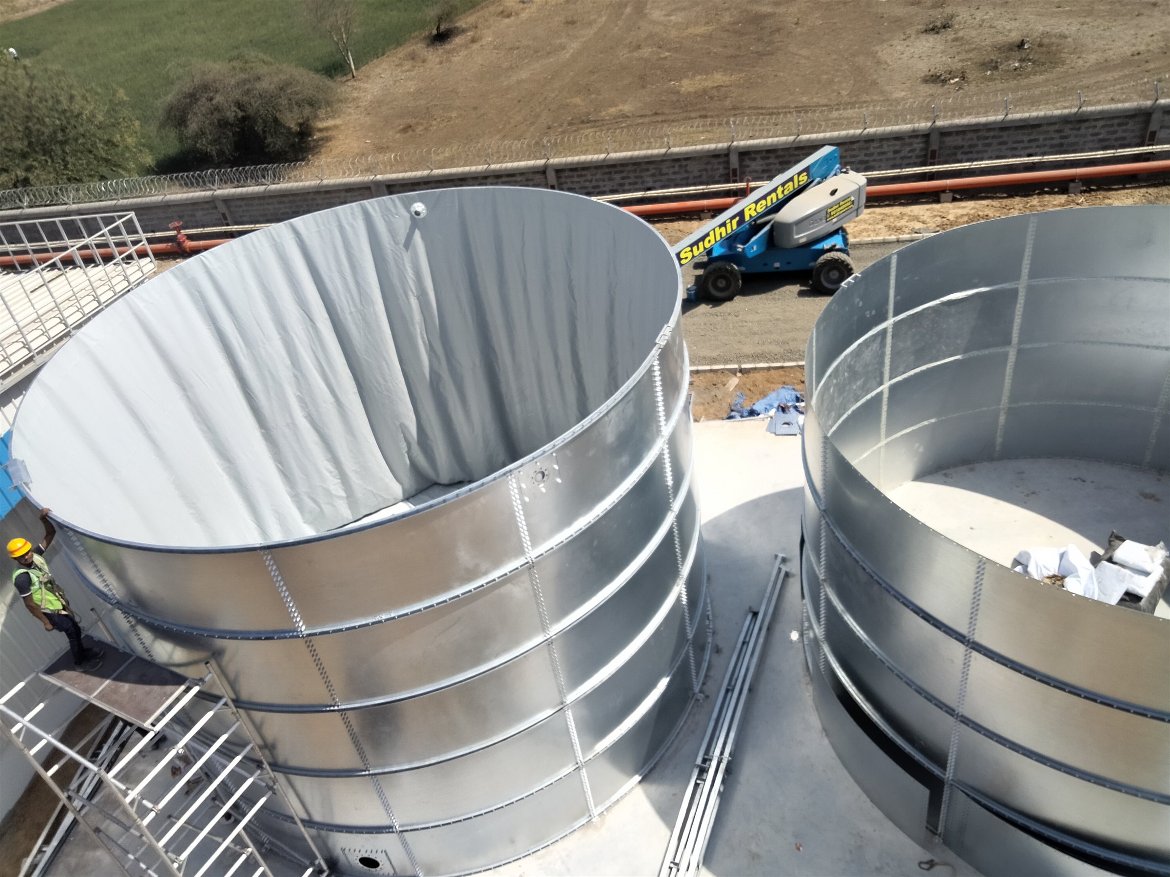 FM approved fire water tank view 8
